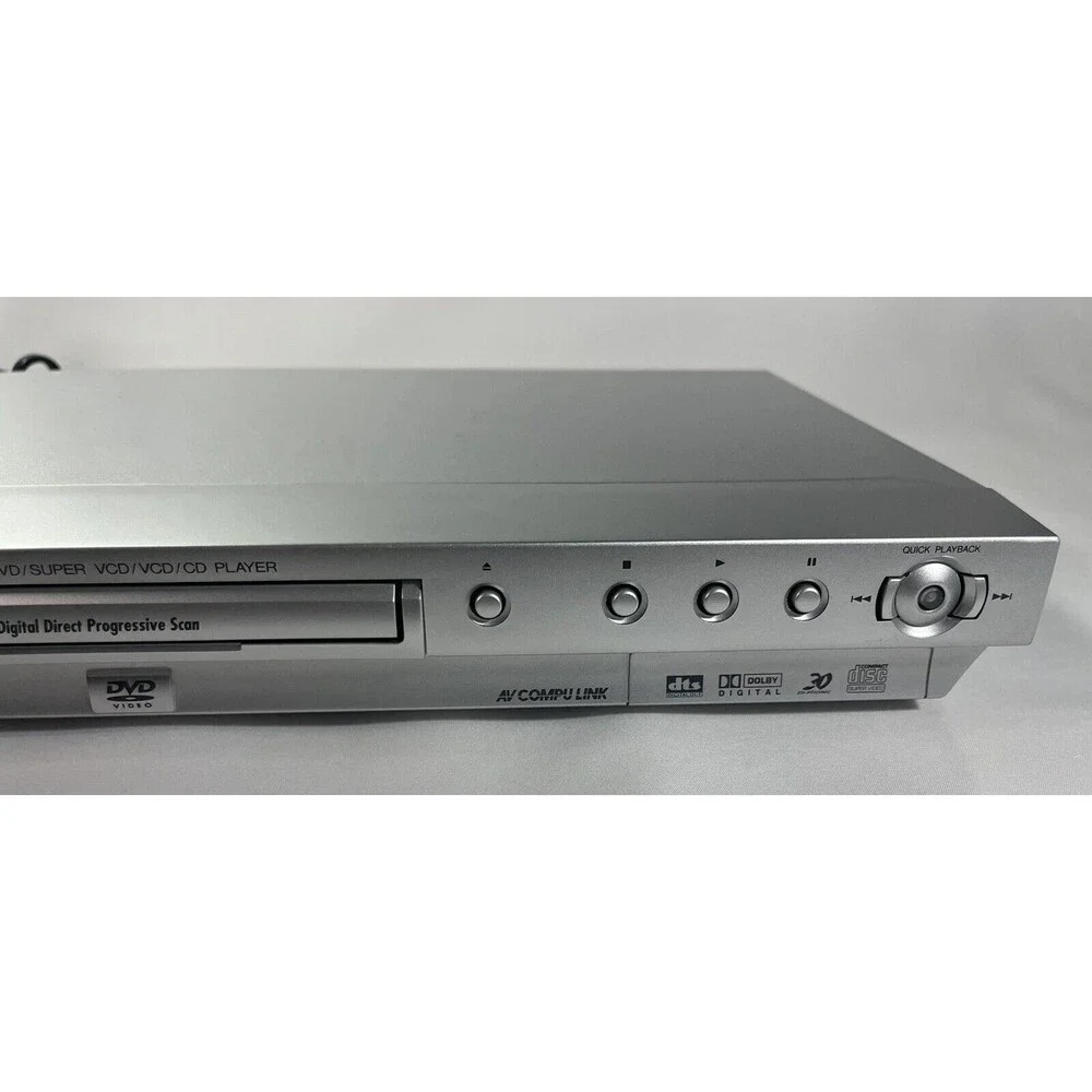 JVC XV-N44SL Silver DVD Player No Remote Tested Working